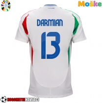 Moške Nogometnih dresov Italija Matteo Darmian #13 Gostujoči EP 2024 Kratki rokavi